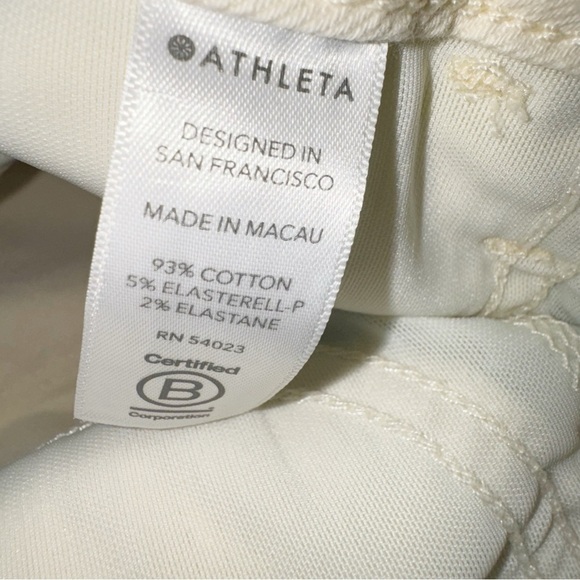 Athleta Sculptek High Waist Straight Leg Ankle Bone Skinny Jean Sz 12 Stretchy - Picture 8 of 12